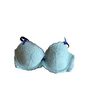 Light Blue Barely Worn Victoria Secret Demi Bra - 36D